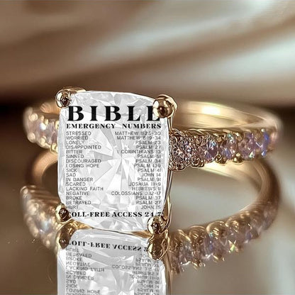 Bible Alphabet Square Ring