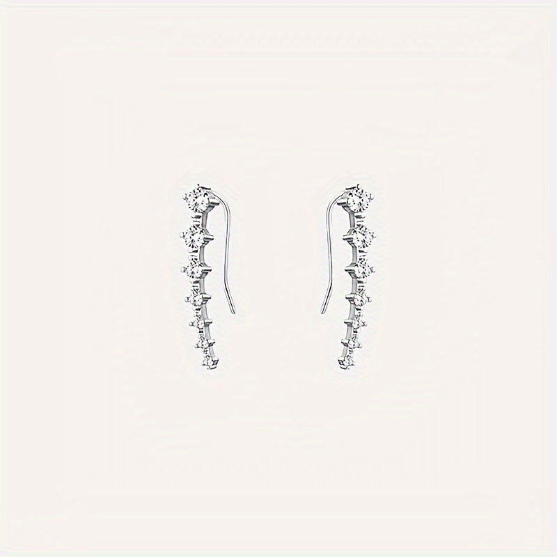 Crystal Cascade Drop Earrings