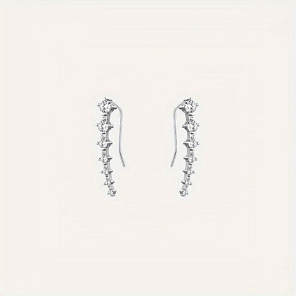 Crystal Cascade Drop Earrings