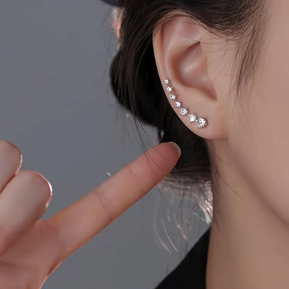 Crystal Cascade Drop Earrings