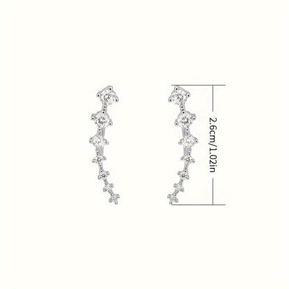Crystal Cascade Drop Earrings